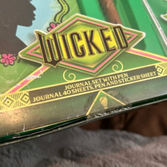Wicked Elphaba Journal Set with Pen and Stickers - Picture 2 of 3